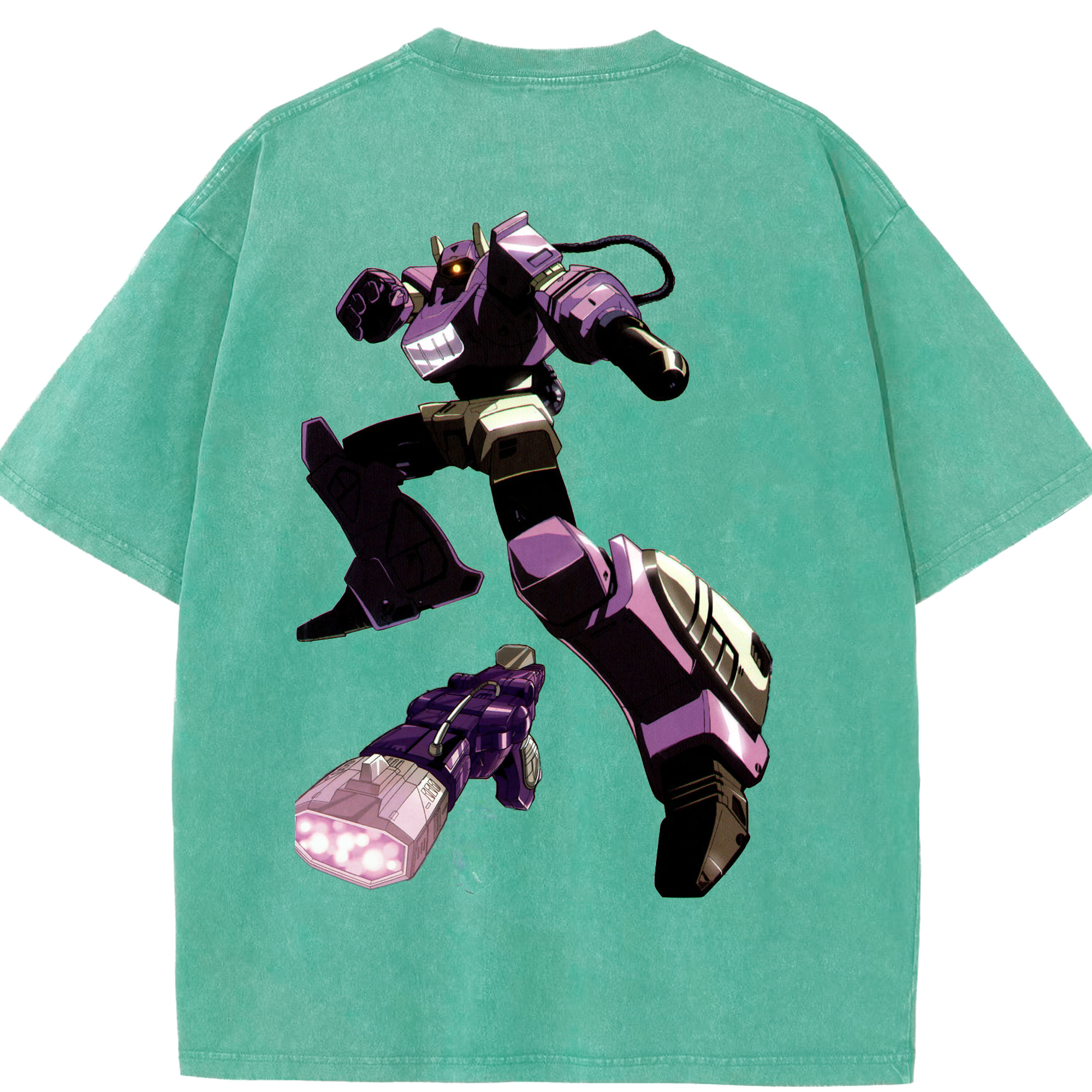 （画像用）  綿100% ヴィンテージ風 半袖Tシャツ（背面プリント）